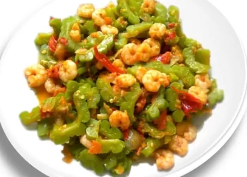 tumis pare udang