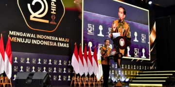 Presiden Jokowi Ajak Hipmi Fokus pada Bonus Demografi untuk Capai Indonesia Emas 2045