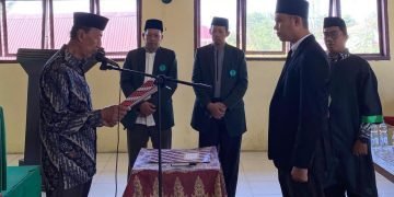 Prosesi pelantikan Ketua STAI Al Gazali Barru