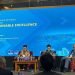 General Manager PLN Unit Induk Distribusi Jakarta Raya, Lasiran mengungkapkan pentingnya membangun budaya unggul berkelanjutan atau Sustainable Excellence dalam acara Indonesia Quality Excellence Festival (IQEF) di Hotel Savoy Homan, Bandung (23/10).