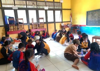 KKM Universitas PGRI Pontianak di Desa Bange, kec. sanggau ledo, kab. bengkayang