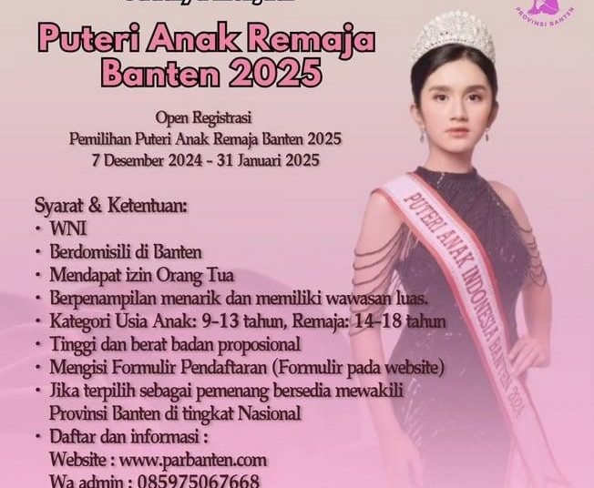 Puteri Anak dan Remaja Banten 2025