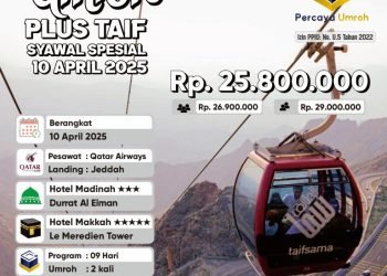 Umroh 10 April 2025 Umroh Syawal Plus Taif