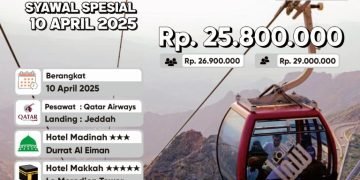 Umroh Plus Taif Syawal Spesial 10 April 2024