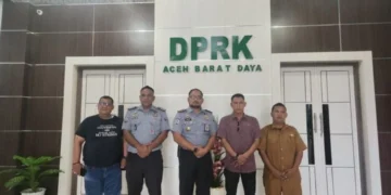 Kalapas Blangpidie Audiensi dengan Wakil Ketua I DPRK Abdya, Perjuangkan Pembangunan Fasilitas Lapas