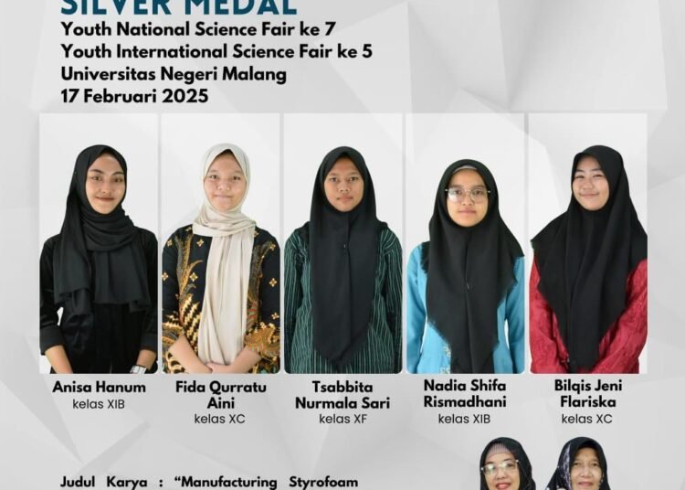 Membanggakan! Siswa-siswi MAN 2 Bantul Raih Silver Medal di Lomba Youth National Science Fair Ke-7 Universitas Negeri Malang 1 WhatsApp Image 2025 02 22 at 15.56.15