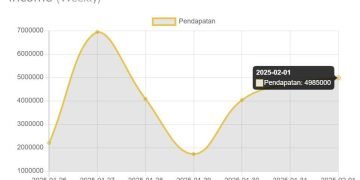 dashboar pendapatan parkir