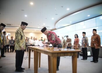 Pelantikan Kabadan dan Kepala Unit Kerja BrMP