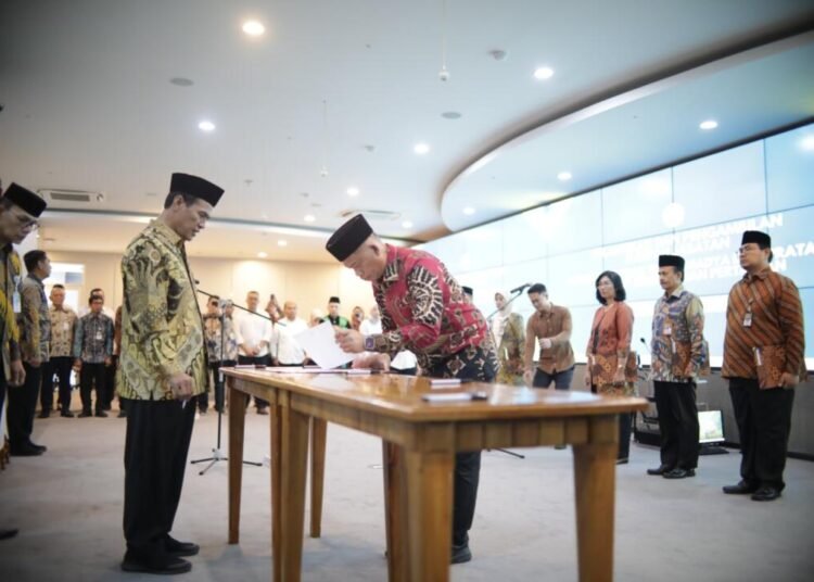 Pelantikan Kabadan dan Kepala Unit Kerja BrMP