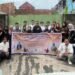 Dynamic Production Mahasiswa Ilmu Komunikasi UIN Raden Fatah Palembang berfoto bersama dalam kegiatan "Aku Kamu Bercerita" edisi Ramadhan di Panti Asuhan Siti Balqis