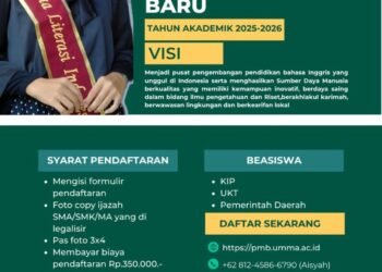 Universitas Muslim Maros Buka Penerimaan Mahasiswa Baru Program Studi Pendidikan Bahasa Inggris Tahun Akademik 2025–2026