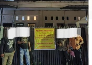 Sidang masih berlangsung, tapi adanya gangguan dari pihak OKNUM