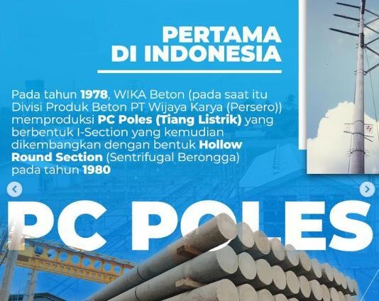 Tiang listrik WIKA Beton