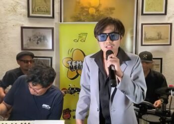 Kenneth Trevi saat Intimate Concert dan Launching album lagu Tak Runtuh. (Dok. Istimewa)