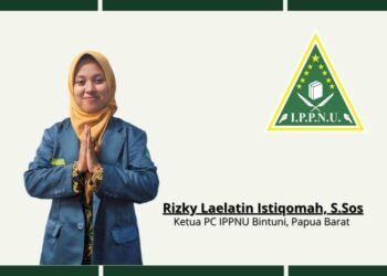 Rizky Laelatin Istiqomah, Ketua PC IPPNU Bintuni Papua Barat