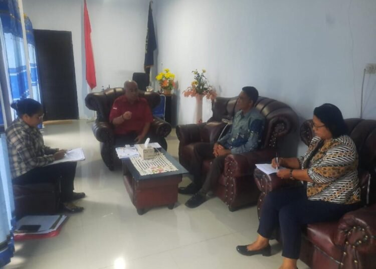 Rapat bersama, Kalapas Saparua bersama pejabat struktural