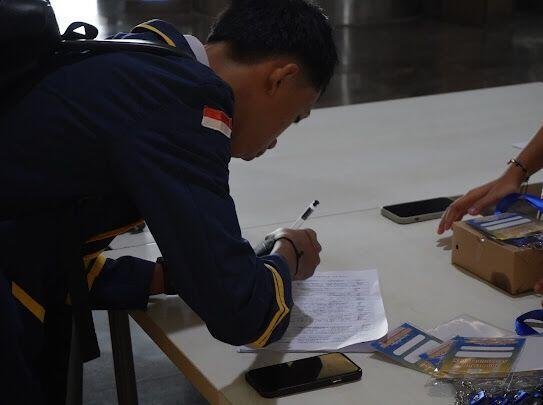 Acep Adhitya ; Siswa Di SMPN 1 Serang Baru terpilih menjadi 100 Delegasi Young Leaders Of Jakarta 2 IMG 20250623 WA0035