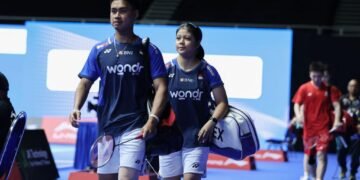 Jafar Hidayatullah-Felisha Alberta Nathaniel Pasaribu/Terhenti di Perempat Final KFF Singapore Open 2025 (Sumber: pbsi.id)