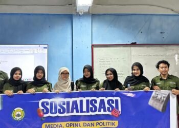 Foto Sosialisasi Mahasiswa Ilmu Komunikasi Fisip UIM
