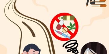 Merah dan Biru Ilustrasi Katakan Tidak Pada Narkoba Poster 20250627 000437 0000