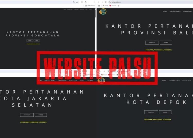 Beredar Situs Web Palsu Satker Kementerian ATR/BPN, Karo Humas dan Protokol: Pastikan Dapatkan Informasi dari Situs Resmi 1 WhatsApp Image 2025 06 22 at 23.54.20 1