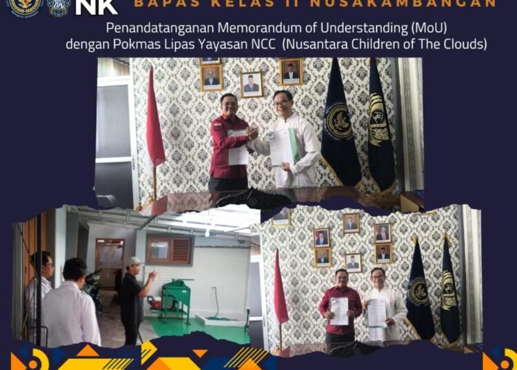 Bapas Kelas II Nusakambangan dan Yayasan NCC Jalin Kerja Sama Pembinaan Klien Pemasyarakatan 1 Yayasan NCC