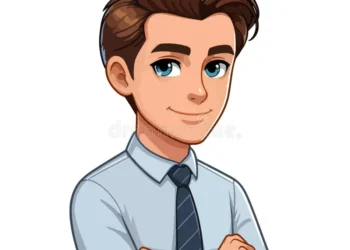 business man cartoon character vector illustration print design instant download digital download generative ai business man 321798149