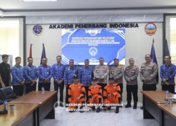 API Banyuwangi dan Polri gelar rapat di Lantai II Gedung Utama (Foto: Humas API Banyuwangi)