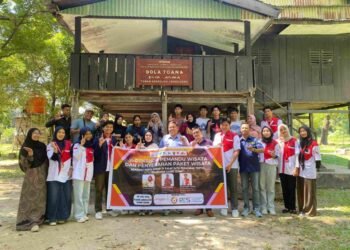 Workshop pemandu wisata & paket wisata yang diselenggarakan oleh mahasiswa KKN Kebangsaan XIII