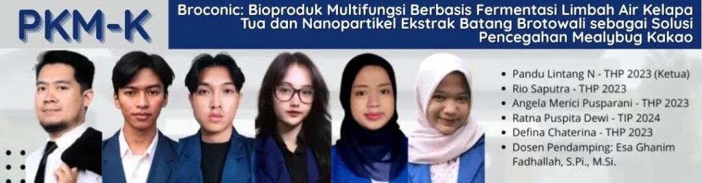 Empat Tim PKM FP Unila 2025 Broconic