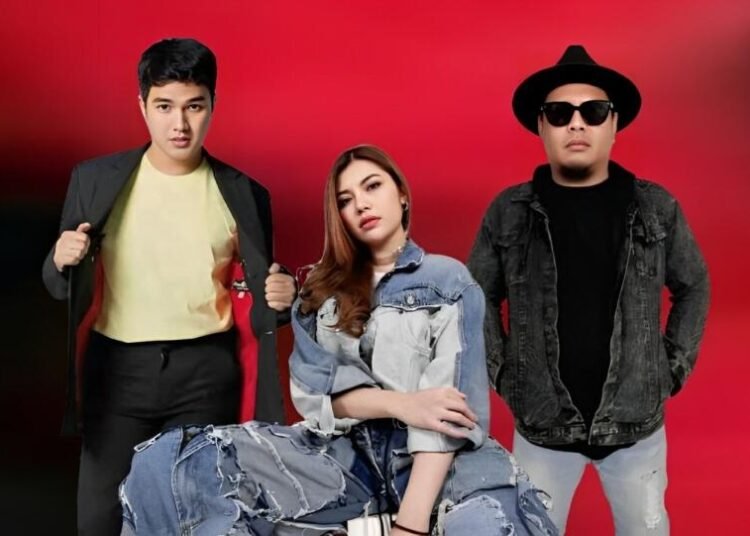 Aldi Taher, Julia Vio, dan DJ Ronny dalam Grup 3Rasa Siap Meriahkan HUT Bhayangkara ke-79. (Dok. Istimewa)