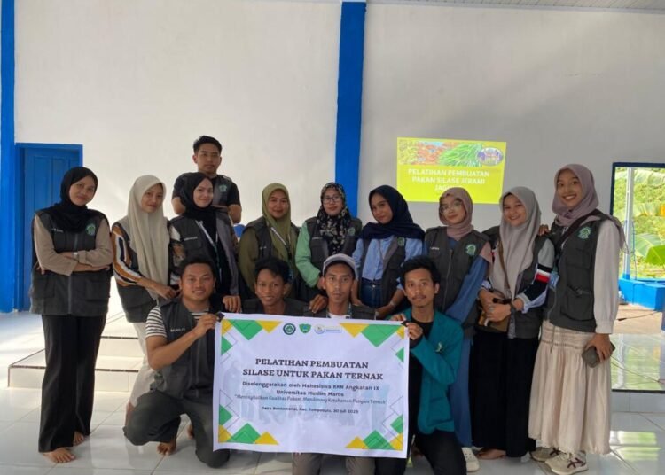 Kembangkan Pakan Ternak, KKN UMMA Gelar Pelatihan Silase di desa Bonto Manai 1 IMG 20250731 WA0040