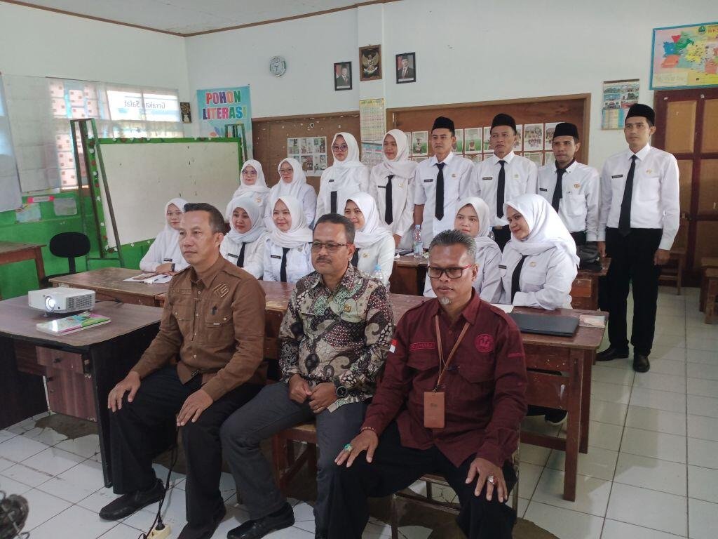 Wujud Dukungan Kepada Anggota, PC PGRI Pagerageung Kunjungi Langsung Kegiatan Orientasi PPPK 2 PGRI