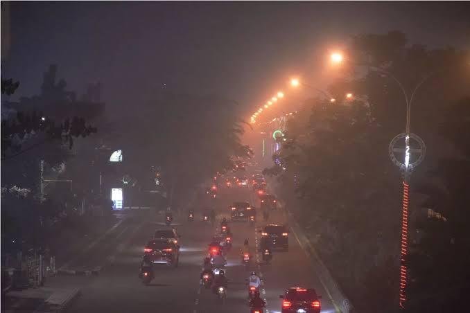 Kabut Asap Pekat Selimuti Kota Pontianak, Presiden Mahasiswa UPGRI Pontianak Harap Pemeritahan Sigap Tanganin Bencana Musiman 1 IMG 0130