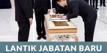 Menteri Agraria dan Tata Ruang Kepala Badan Pertanahan Nasional ATR BPN Nusron Wahid melanti