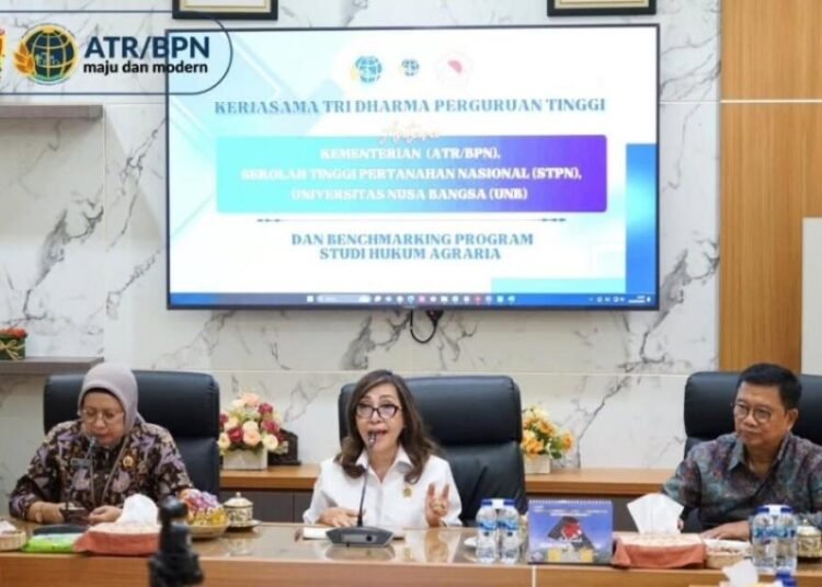 Dirjen Penataan Agraria Didampingi Universitas Nusa Bangsa dalam Rangka Penjajakan Kerja Sama dengan STPN 1 WhatsApp Image 2025 07 01 at 06.45.10