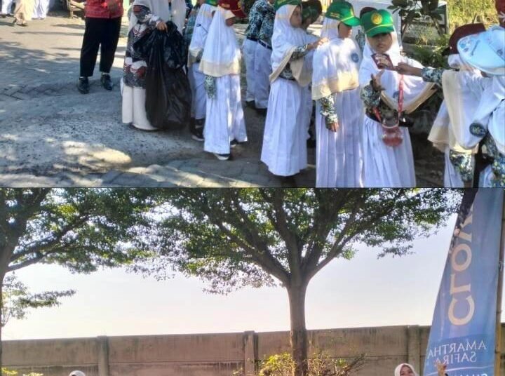 jalan pagi, foto bersama antar kelas