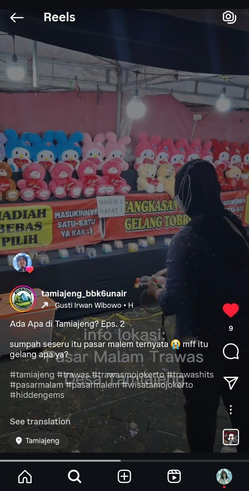 Eksplorasi Wisata Trawas: Mahasiswa KKN Hadirkan Review Destinasi di Desa Tamiajeng 4 Konten Ada Apa di Tamiajeng hadir di Instagram