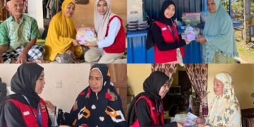 Sosialisasi K3 dan pembagian APD sederhana, serta pendaftaran lokasi UMKM