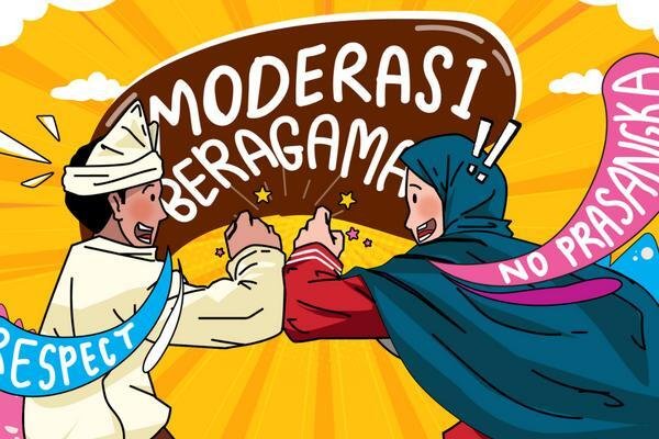 Menanam Moderasi Beragama Sejak Dini: Peran Penting Kurikulum PAI di Era Digital 2 belajar memperkuat moderasi beragama dari indonesia