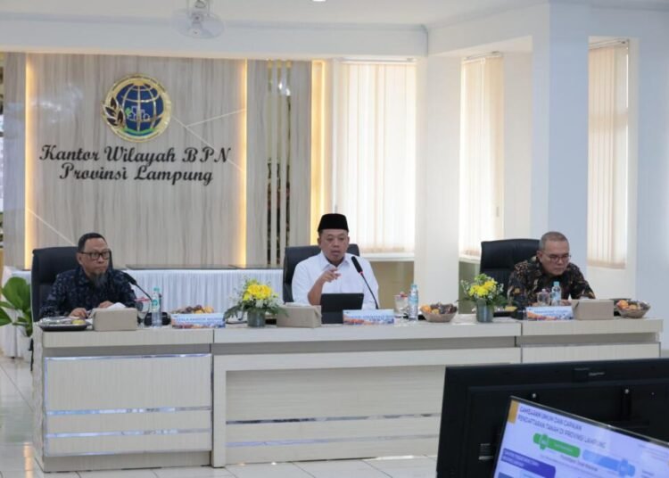 Imbau Percepatan Pemetaan dan Pemanfaatan Lahan ke Jajaran Kanwil BPN Provinsi Lampung, Menteri Nusron : Tidak Bisa Pakai Pola Kerja Lama 1 c7996732 d2f7 4b8c bf29 7f1185c55b42