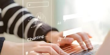 Pelajar menggunakan AI