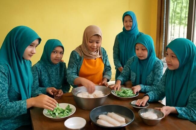 Pemberdayaan Masyarakat PKK Iroyudan melalui Pelatihan Kudapan Berbahan Ketan 1 pelatian ketan