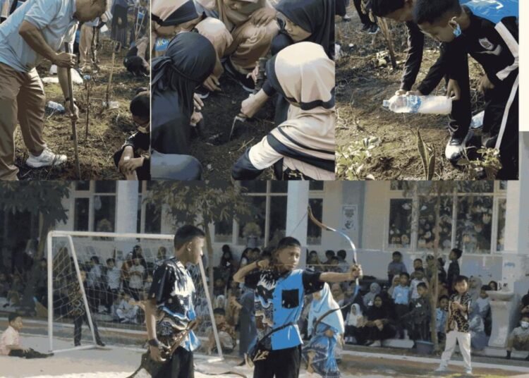 SD Muhammadiyah 1 Candi Gelar Masami untuk Menyambut Tahun Ajaran Baru 1 Kegiatan menanam pohon dan demonstrasi ekstrakulikuler memanah
