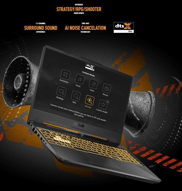 Asus Tuf Gaming A15 Termurah, Awet,Nge-Game Lancar 3 tuf a15 audio