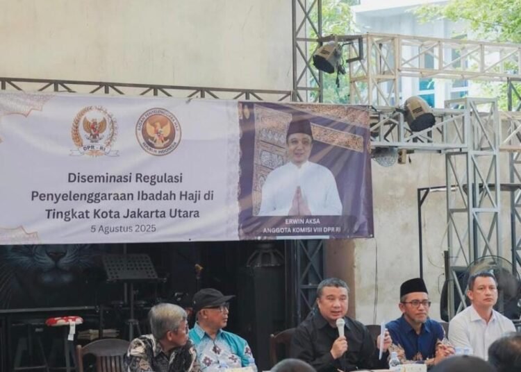 Erwin Aksa Dorong Reformasi Tata Kelola Ibadah Haji dalam Forum Diseminasi Regulasi di Jakarta Utara 1 Erwin Aksa Jakarta Utara