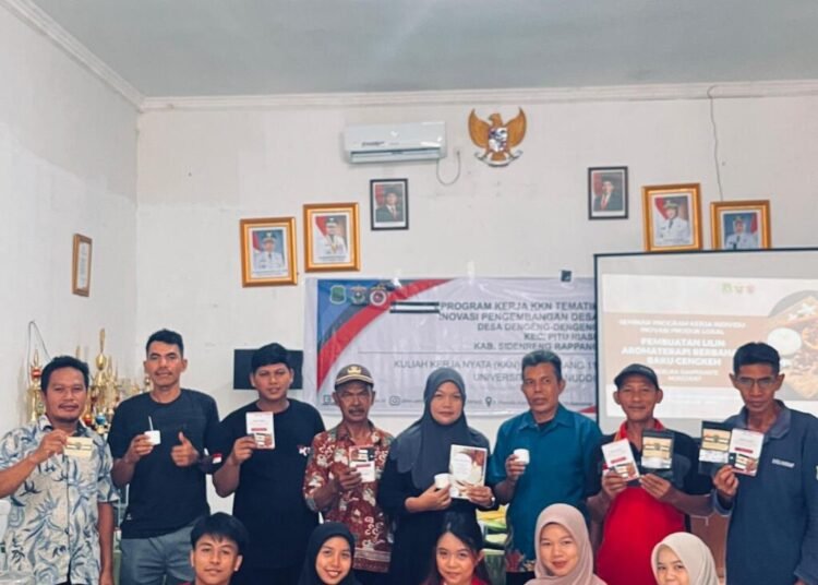 Pemberdayaan Potensi Cengkeh melalui Inovasi Kemasan dan Digital Marketing untuk Meningkatkan Ekonomi Lokal Mahasiswa KKN UNHAS Gelombang 114 Sosialisasi di Desa Dengeng-Dengeng, Sidrap 1 IMG 20250801 WA0027 1