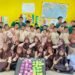Dokumentasi bersama Mahasiswa KKN UNAND dengan Siswa-siswi SDN 25 Sungai Lingkitang Setelah Melaksanakan Sosialisasi Pentingnya Literasi Sejak Dini tanggal 25 Juli 2025. (Doc. Tim KKN UNAND Lubuk Gadang Timur).