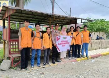 Polisi dan Mahasiswa UNM Wujudkan Pujananting Aman