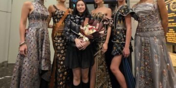 Michelle Liu Tampilkan Koleksi “Royal Heritage Twist” di Milan Fashion Night 2025
